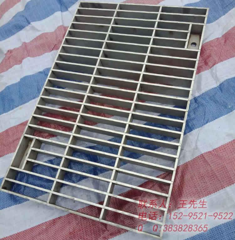 Plaque de recouvrement de grille en acier inoxydable pour gouttières