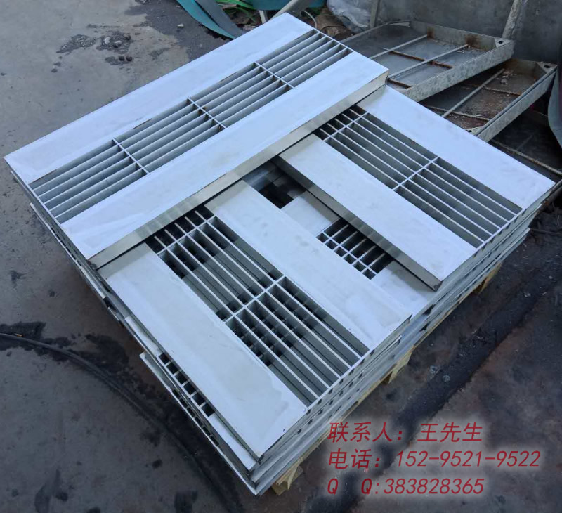 Plaque de couverture de grille en acier inoxydable avec drainage