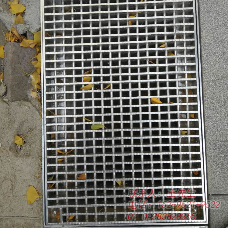 Plaque de recouvrement de gouttière en acier inoxydable antidérapant et antivol avec dents