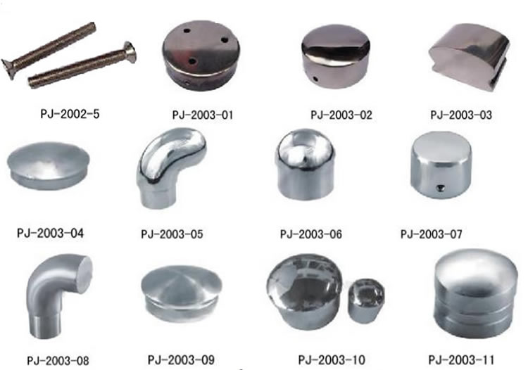 Accessoires pour poteaux en acier inoxydable 2