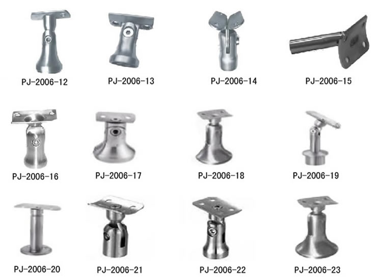 Accessoires pour colonnes en acier inoxydable 8