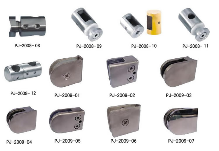 Accessoires pour colonnes en acier inoxydable 12