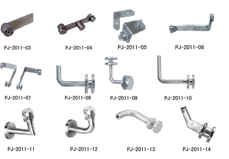 Accessoires pour colonnes en acier inoxydable 14