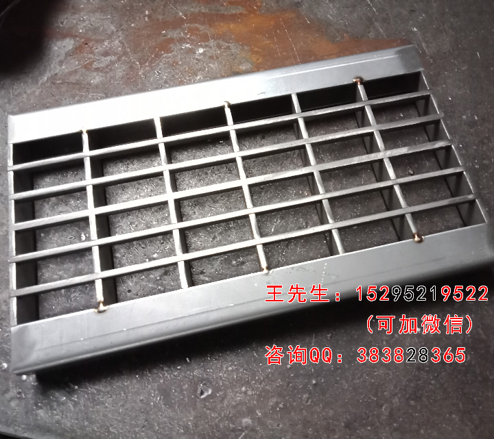 Grille d'escalier en acier inoxydable