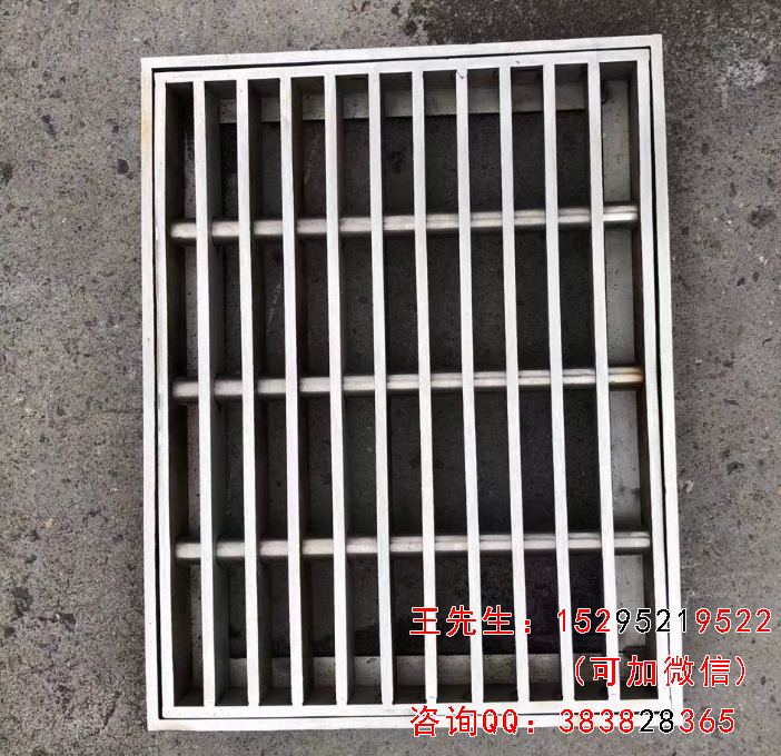 Grille de couverture de puits en acier inoxydable